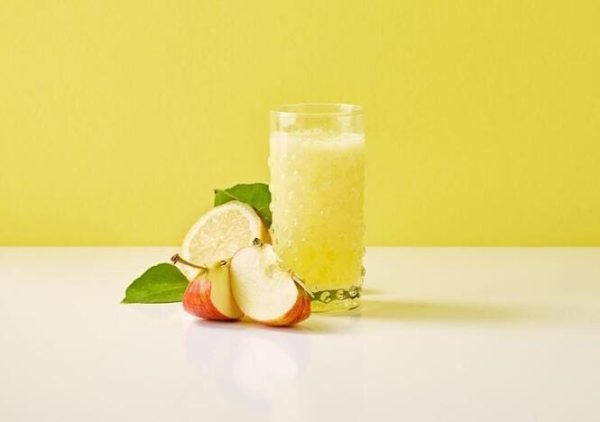 "A refreshing glass of apple lemonade from the Eastern Restaurant."